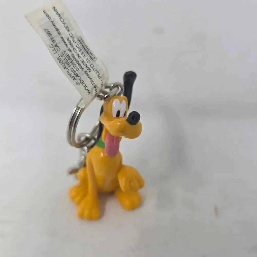 Disney Pluto Classic PVC Keychain Figure Applause Vintage Mini Collectible